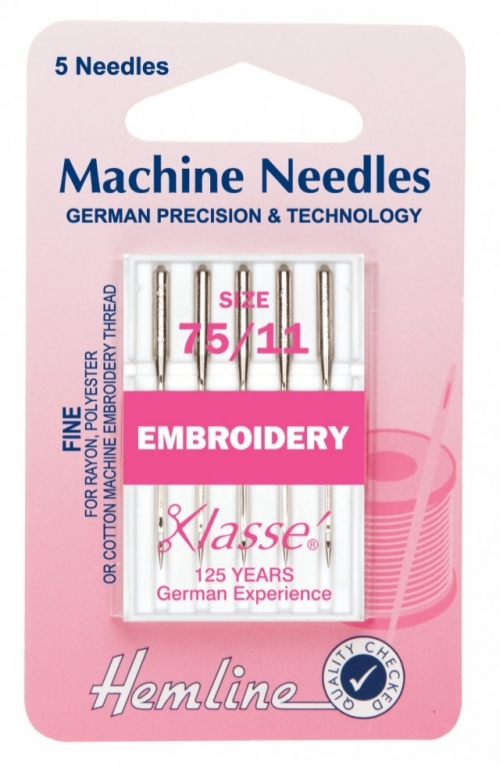 Hemline Embroidery Machine Needles