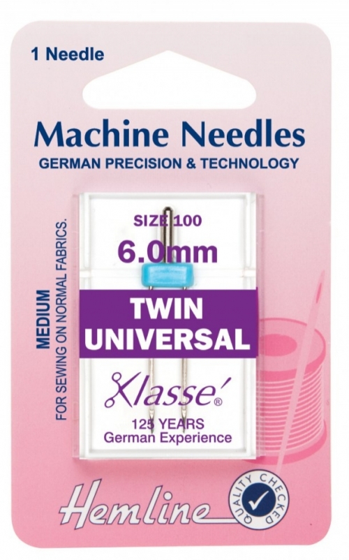 Hemline Twin Sewing Machine Needles