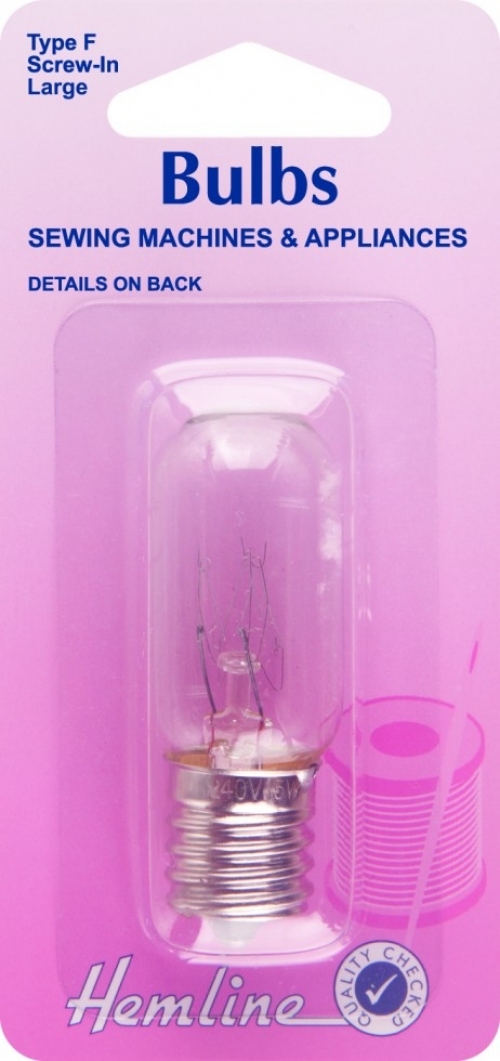 Hemline Sewing Machine Screw Bulb