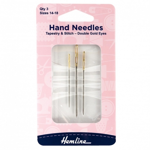 Hemline Double Eye Tapestry Needles