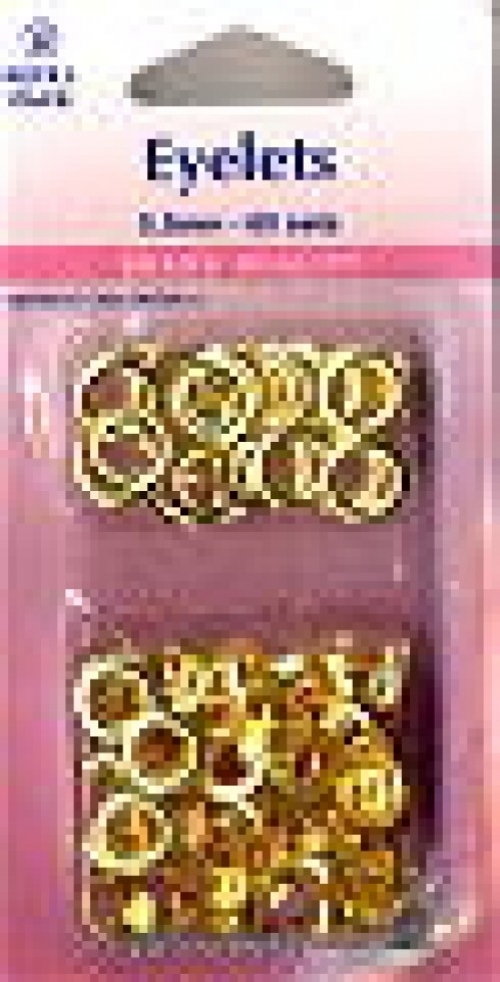 Hemline Metal Eyelets Refill Gold