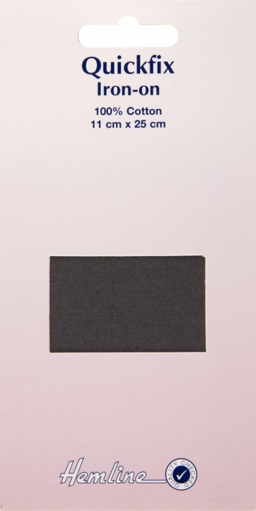 Hemline Cotton Patches Grey