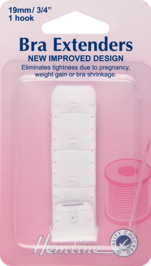 Hemline Bra Extenders White