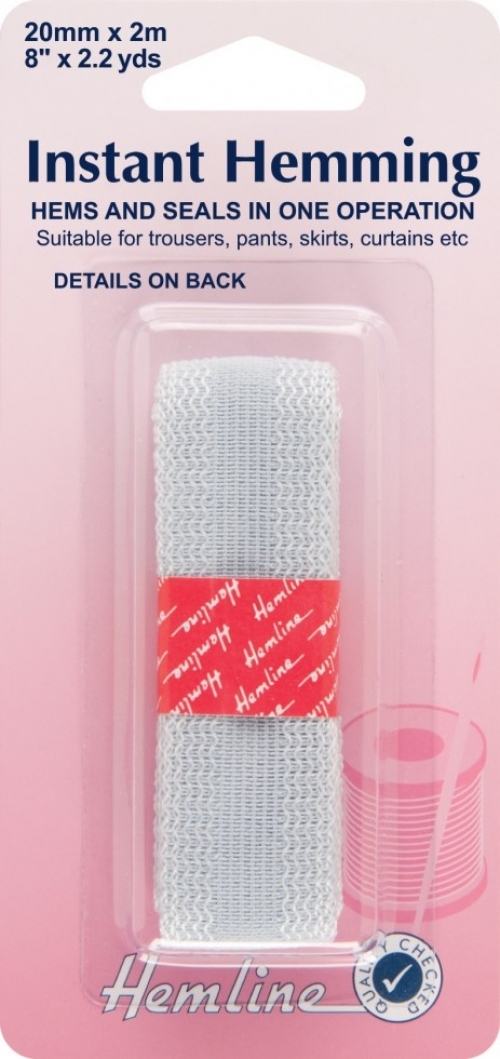 Hemline Instant Hemming Tape Grey