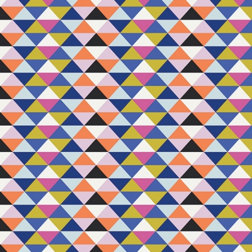 Art Gallery Fabrics Here Comes The Fun 100% Cotton Poplin Fabric Tripixels Loud