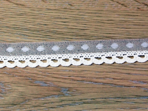 Ribbon Lace Trim Cream