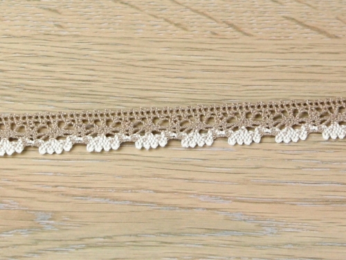 Crochet Lace Trim Beige & Cream