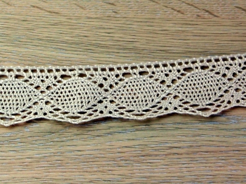Crochet Lace Trim (Value Roll) Beige