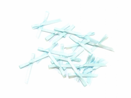 Papercellar Mini Satin Ribbon Bows (Value Pack of 5) Pale Blue