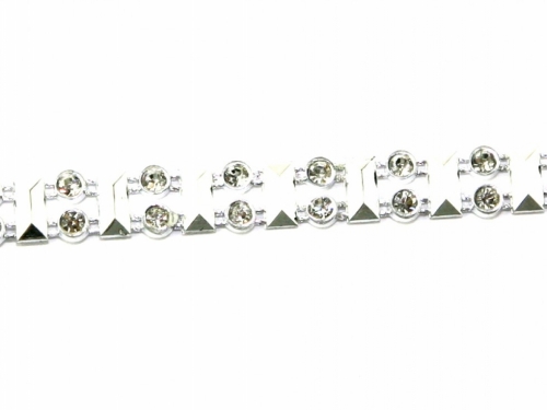 Diamante Trim Silver