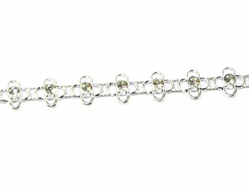 Diamante Trim Silver