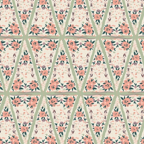 Art Gallery Fabrics Hello Ollie 100% Cotton Poplin Fabric Winnow Frock Charmed