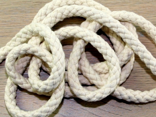 Chunky Cotton Rope Cord Cream