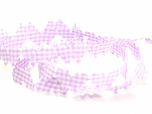 Gingham Butterfly Trim Lilac