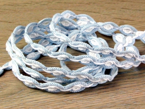 Rose Braid Trim Light Blue