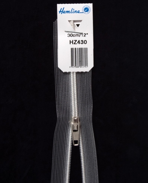 Nylon Closed End Zips Transparent