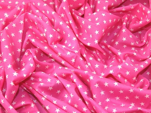 John Louden 100% Cotton Fabric Cerise Pink