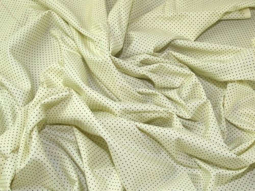 John Louden 100% Cotton Fabric Blue on Cream