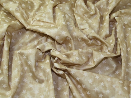 John Louden 100% Cotton Poplin Fabric Sand