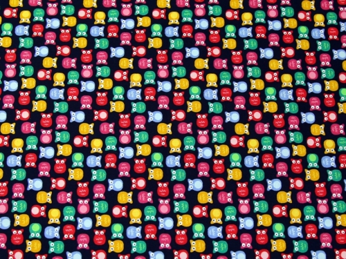 John Louden 100% Cotton Poplin Fabric Navy Blue