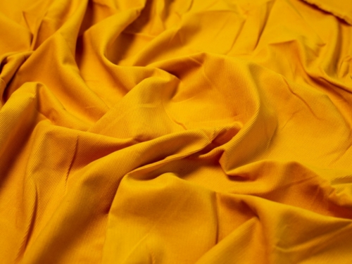 Minerva Core Range 21 Wale Cotton Needlecord Fabric Mustard