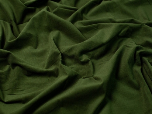 Minerva Core Range 21 Wale Cotton Needlecord Fabric Khaki Green