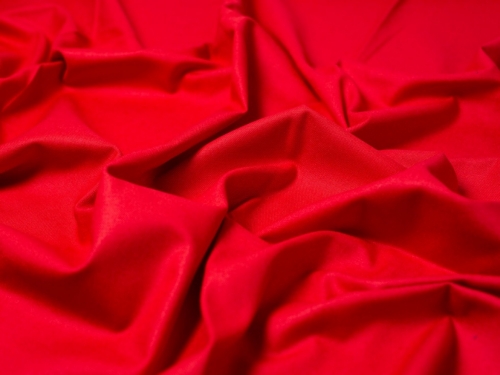 Minerva Core Range Soft Cotton Duck Canvas Fabric Red