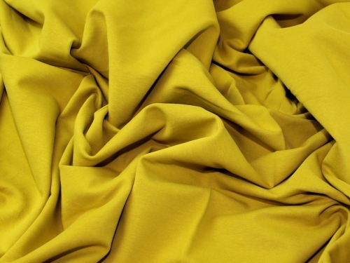 Deadstock Light Super Soft Sweatshirt Stretch Knit Fabric Chartreuse