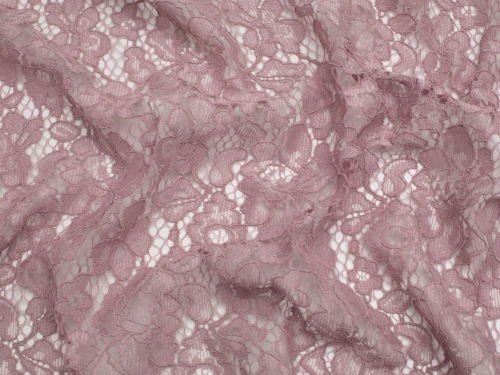Minerva Core Range Corded Lace Fabric Old Rose
