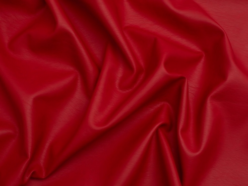 Minerva Core Range Soft Faux Leather Fabric Red