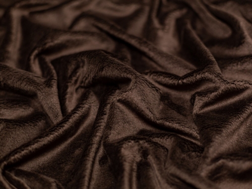 Velboa Faux Fur Fabric Brown