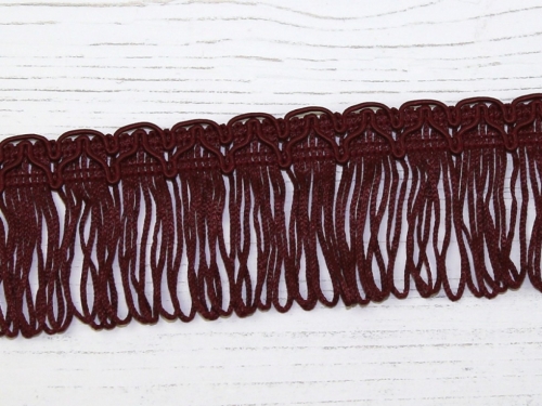Loop Fringe Trim Wine