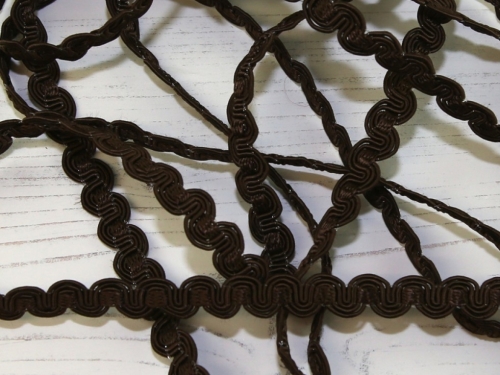 Rachel Braid Trim Dark Brown