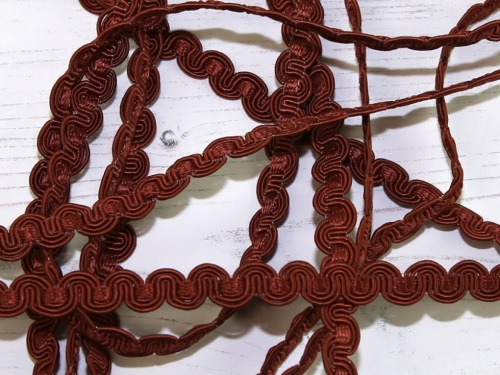 Rachel Braid Trim Rust