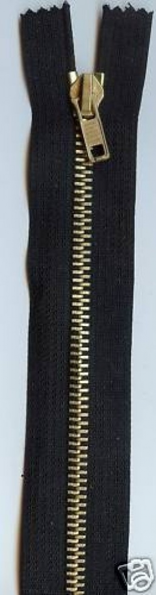 Metal Closed End Jean Zips Black