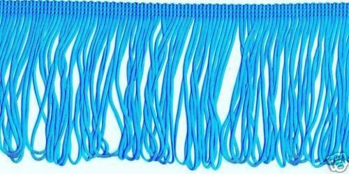 Loop Fringe Trim Fluorescent Turquoise