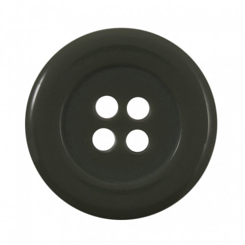 Round Plastic Buttons Olive Green