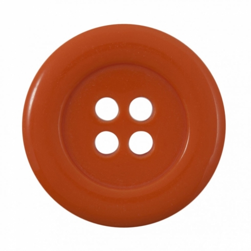 Round Plastic Buttons Orange