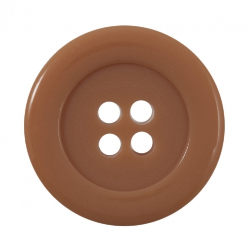 Round Plastic Buttons Tan
