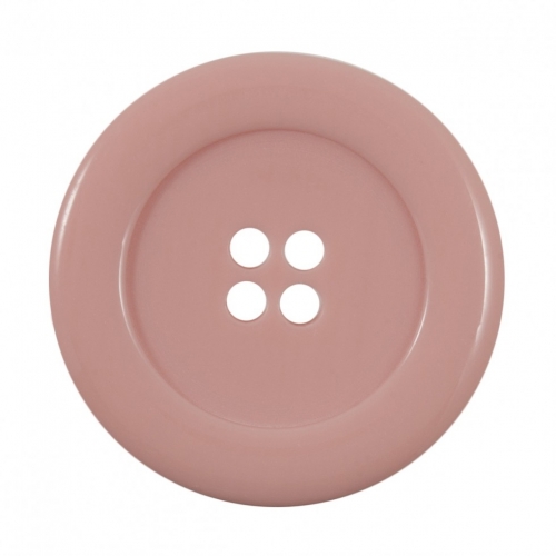 Round Plastic Buttons Soft Pink