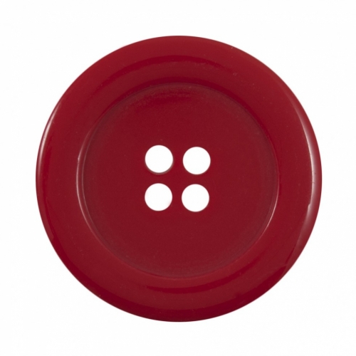 Round Plastic Buttons Red