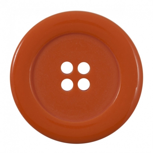 Round Plastic Buttons Orange