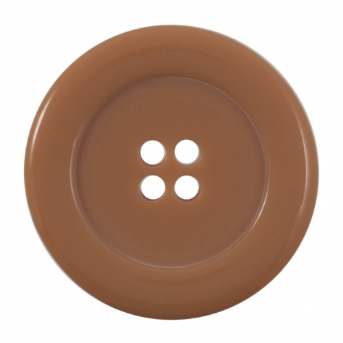 Round Plastic Buttons Tan