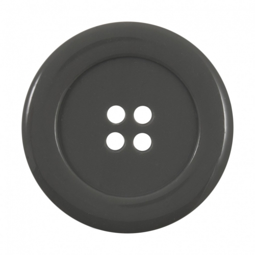 Round Plastic Buttons Grey