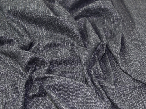 Lady McElroy Wool Blend Coating Fabric Charcoal