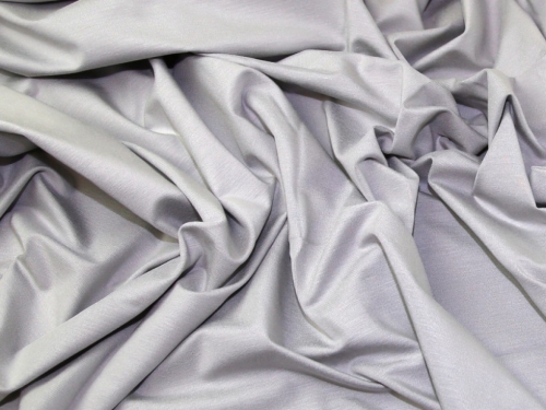 Lady McElroy Luxury Viscose Jersey Stretch Knit Fabric Silver Grey