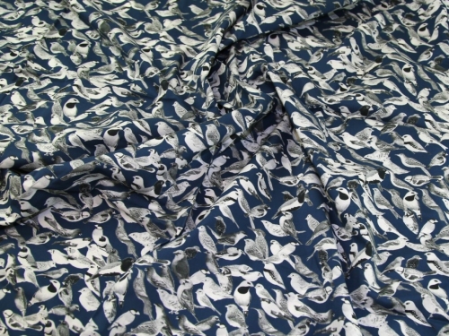 Lady McElroy Marlie Cotton Lawn Fabric Teal