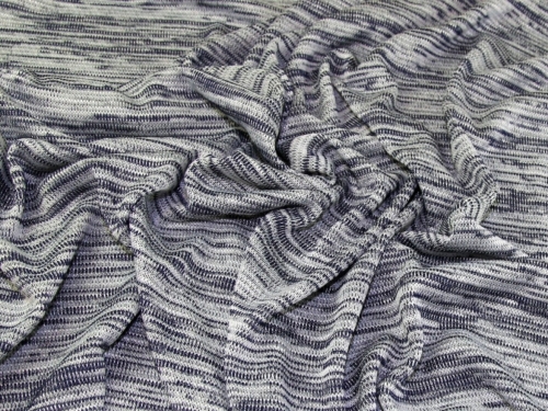 Lady McElroy Slub Sweater Knit Stretch Fabric Denim