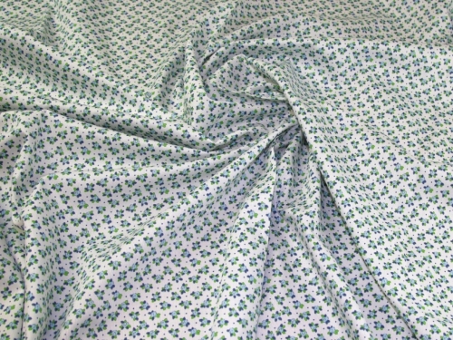 Lady McElroy Cotton Pique Fabric Blue