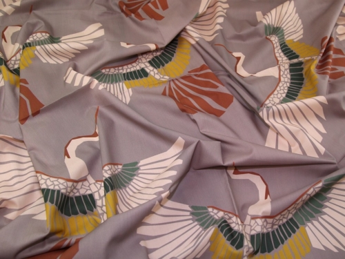 Lady McElroy Marlie Cotton Lawn Fabric Russet